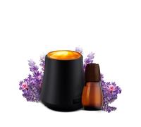 Air Wick - Difusor de aceites esenciales Essential Mist (difusor + 1 recarga), con fragancia a flor de lavanda y almendra, ambientador, juego de 2 artículos