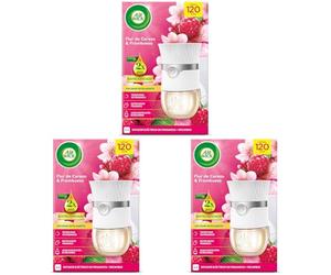 Air Wick Electricals Jude Pulse Complete Frambuesa (Paquete de 3)