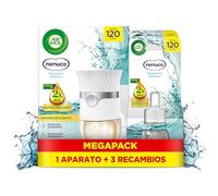 Air Wick Eléctrico Aparato y recambio de ambientador automático eléctrico, con aroma a Nenuco - 1 Aparato + 3 Recambios