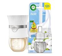 Air Wick Eléctrico - Aparato y Recambio de ambientador automático eléctrico, Esencia para casa con Aroma a Aire Fresco y Algodón - 1 Aparato y 1 Recambio