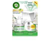 Air Wick Eléctrico Aparato y Recambio de ambientador automático eléctrico, Esencia para casa con Aroma a White Bouquet - 1 Aparato y 1 Recambio, Embalaje Puede Variar