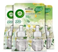 Airwick - Recambios para difusor de aceites esenciales eléctrico, paquete de 6 recargas, ambientador de ambientes, fragancia de lavanda