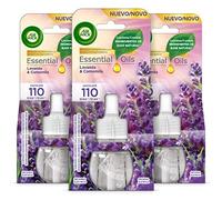 Air Wick Eléctrico - Pack de 3 Recambios de Ambientador para casa con aroma a Lavanda