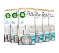 Air Wick Eléctrico - Pack de 6 Recambios de Ambientador para casa con aroma a Oasis Turquesa