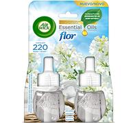 Air Wick Eléctrico Recâmbios de Ambientador Automático Eléctrico, Esencia para Casa con Aroma a Ropa Limpia Flor - 2 Unidades