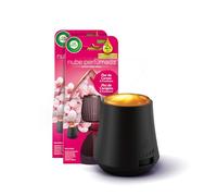Air Wick Essential Mist - ambientador difusor aparato y 2 recambios con aroma a Flor de Cerezo, 2 veces más de aceites esenciales