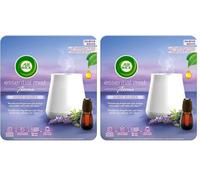 Air Wick Essential Mist - Aparato y recambios de ambientador difusor, esencia para casa con aroma a Lavanda Relajante - pack de 1 aparato y recambio (Paquete de 2)