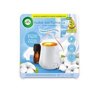 Air Wick Essential Mist, Kit ambientador difusor de aceites esenciales con aroma a Aire Fresco & Algodón infusionado con 2 veces más aceites esenciales