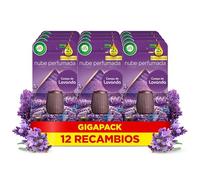 Air Wick Essential Mist - Recambio de Ambientador Difusor de Aceites Esenciales con Aroma a Lavanda, 12 x 20ml