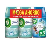 Air Wick Freshmatic Ambientador de Recambio Olor Nenuco y Oasis Turquesa - Pack de 3 x 250 ml - Total 750 ml