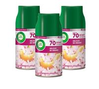Air Wick Freshmatic Pack de 3 Recambios de Ambientador Spray Automático, Esencia para Casa con Aroma a Delicias de Verano