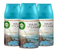 Air Wick Freshmatic - Pack de 3 Recambios de Ambientador Spray Automático, Esencia para Casa con Aroma a Oasis Turquesa