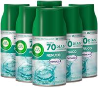 Air Wick Freshmatic - Pack de 6 Recambios de Ambientador Spray Automático, Esencia para Casa con Aroma a Nenuco