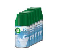 Air Wick Freshmatic - Recambios de ambientador spray automático, Esencia para casa con aroma a Flor Ropa Limpia, Azul, 250 ml (Paquete de 6)