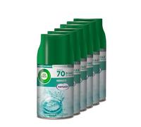 Air Wick Freshmatic - Recambios de ambientador spray automático, esencia para casa con aroma a nenuco - Azul, 250 ml (Paquete de 6)