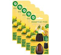 Air Wick - Lote de 5 recambios para perfume Essential Mist Thym Limón y Romarín (20 ml)