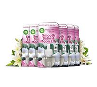 Air Wick Plug In Refill Touch of Luxury Smooth Satin and Moon Lily 17 Ml (Pack of 6)