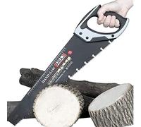 AIRAJ 45CM Serrucho,sierra manual para cortar madera, mango ergonómico de goma, ideal para aserrar, recortar, jardinería y cortar madera, sierra manual para tubos de plástico