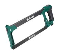 AIRAJ Sierra de Metal 300mm con Hoja de Doble Cara,Marco de Sierra Profesional con ángulos de Corte de 45° y 90° Para Cambiar Cuchillas con Solo Tocar un Botón, Adecuada para cortar metal, madera, etc