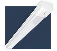 Airand Tubo Fluorescente led 90 cm luz fria 5000K, Barra led garage 30W 3000LM, lamparas taller IP66 impermeable, Regleta LED Ángulo del haz de 180°, lámpara de techo para garaje cocina baño oficina