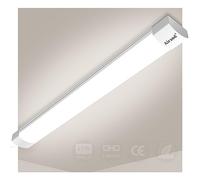 Airand Tubo LED de 45 W, 4500 lm, 150 cm, para ambientes húmedos, IP66, resistente al agua, para garaje, sótano, taller, habitación húmeda, baño, oficina, almacén, sala de ocio, blanco neutro 4000 K