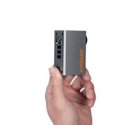 AIRBANK Mini Bomba de Bicicleta Pocket 2 Pro, Bomba eléctrica portátil de 120 PSI, Recargable para Bicicletas de Carretera y montaña, Pelotas Deportivas