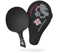 AirBlades The Peace Maker ALC - Pala de tenis de mesa profesional de fibra de carbono que produce la máxima rotación y control para todos los niveles, carcasa rígida y mango ergonómico.