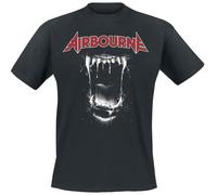 Airbourne Black Dog Barking Tracks Hombre Camiseta Negro L 100% algodón Regular