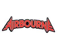 Airbourne - Parche con logotipo de Airbourne (tejido y licenciado), Parches Ropa !