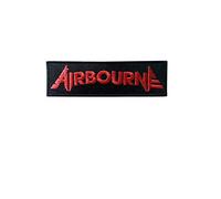 Airbourne - Parche rojo bordado para planchar o recuerdo
