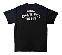 Airbourne T Shirt R 'N' R Boneshaker Band Logo Nuevo Oficial Hombre Negro, Negro , XL