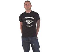 Airbourne T Shirt R 'N' R Boneshaker Band Logo Nuevo Oficial Hombre Negro, Negro , XL