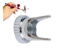 Airbrush Needle Cap- Hollowed-out Petal Cap, Model Painting Accessories | Airbrush Nozzle Caps | For Stencil Work Artists Painters Hobbyists Students Teachers Home Studio Workshop Model