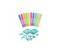 Airbrush Plush Kit de recambio con 10 marcadores, multicolor, paquete de 10