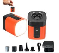 Airburst Pro 2-in-1 Compact Electric Pump - Portable Mini Air Pump & Vacuum with LED Light, Rechargeable 2600mAh Battery for Inflatables, Camping Gear & Vacuum Bags (#2)