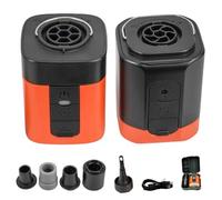 Airburst Pro - Bomba eléctrica compacta con aspiradora y luz LED, mini bomba de aire portátil Airburst Pro, bombas portátiles 2 en 1 y aspiradora, dispositivos de camping para inflables (MIX)