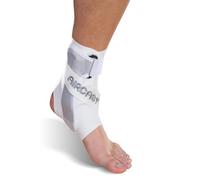 Aircast, Soporte ortopédico para tobillo modelo A60 ligero para ayudar a prevenir y curar esguinces, fracturas, inestabilidad, síndrome del túnel tarsal, AC141AB05-WHT-S-L, Left, S