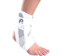 AIRCAST, Soporte ortopédico para tobillo modelo A60, ligero, para ayudar a prevenir y curar esguinces, fracturas, inestabilidad, síndrome del túnel tarsal, AC141AB05-WHT-L-R, blanco, L