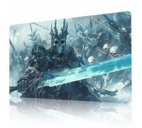 AIRCBC MTG Tapete de Juego de 24" x 14" con Bordes cosidos y Superficie de Goma Suave para Juegos de Cartas, tapete de Juego Antideslizante con Bolsa de Almacenamiento Gratuita