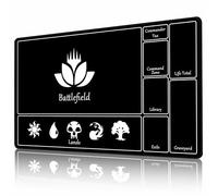 AIRCBC MTG Tapete de Juego de 24" x 14" con Bordes cosidos y Superficie de Goma Suave para Juegos de Cartas, tapete de Juego Antideslizante con Bolsa de Almacenamiento Gratuita