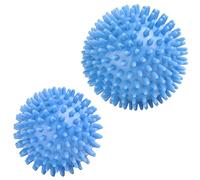 AirCover Juego de 2 bolas de masaje de erizo duro de fitness para pies de mano y espalda de masaje muscular, herramienta para fascitis plantar, bolas de masaje de punto gatillo (azul 7 cm/9 cm)