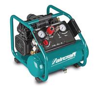 Aircraft Airboy SILENCE 171 OF E - Compresor sin aceite, diseño compacto, con interruptor de protección del motor, potencia de aspiración aprox. 160 l/min, potencia de salida 1,1 kW, compresor)