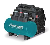 Aircraft Airboy SILENCE 221 OF E - Compresor sin aceite, diseño compacto, con interruptor de protección del motor, potencia de aspiración aprox. 160 l/min, potencia de salida 1,1 kW, compresor)