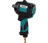 AIRCRAFT Atornillador de impacto industrial ISS-TT ½ Mini Composite 2401372 (diseño extra corto y compacto optimizado para trabajos en espacios reducidos, presión de trabajo de 6,3 bar), multicolor