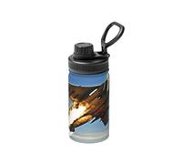 Aircraft Fighter Jets - Botella de agua de acero inoxidable aislada de doble pared de 355 ml para bebidas frías y calientes