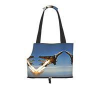 Aircraft Fighter Jets Print Puppy Carrier Dog Walking Bags Pets Dogs Carrier Bag for small Dogs and Cat and Rabbit