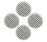 AirCraft Home, Almohadillas de Fregado PowerGlide para Limpiadora de Suelos Duros, 4 Discos de Microfibra Texturizada Lavables para Terrazo, Baldosas, Madera y Porcelánico