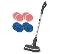 AirCraft Home, Limpiador y Pulidor de Suelos Duros Inalámbrico con 8 Almohadillas, Batería Recargable para Madera, Baldosas, Terrazo y Laminado