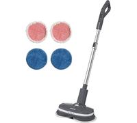 AirCraft Home, PowerGlide Fregasuelos y Pulidora Inalámbrica para Suelos Duros, Madera, Terrazo, Baldosas y Laminado con Batería Recargable y Certificación Quiet Mark