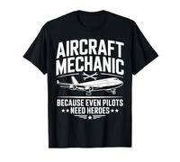 Aircraft Maintenance Aviation Hero Airplane Pilot Support Camiseta